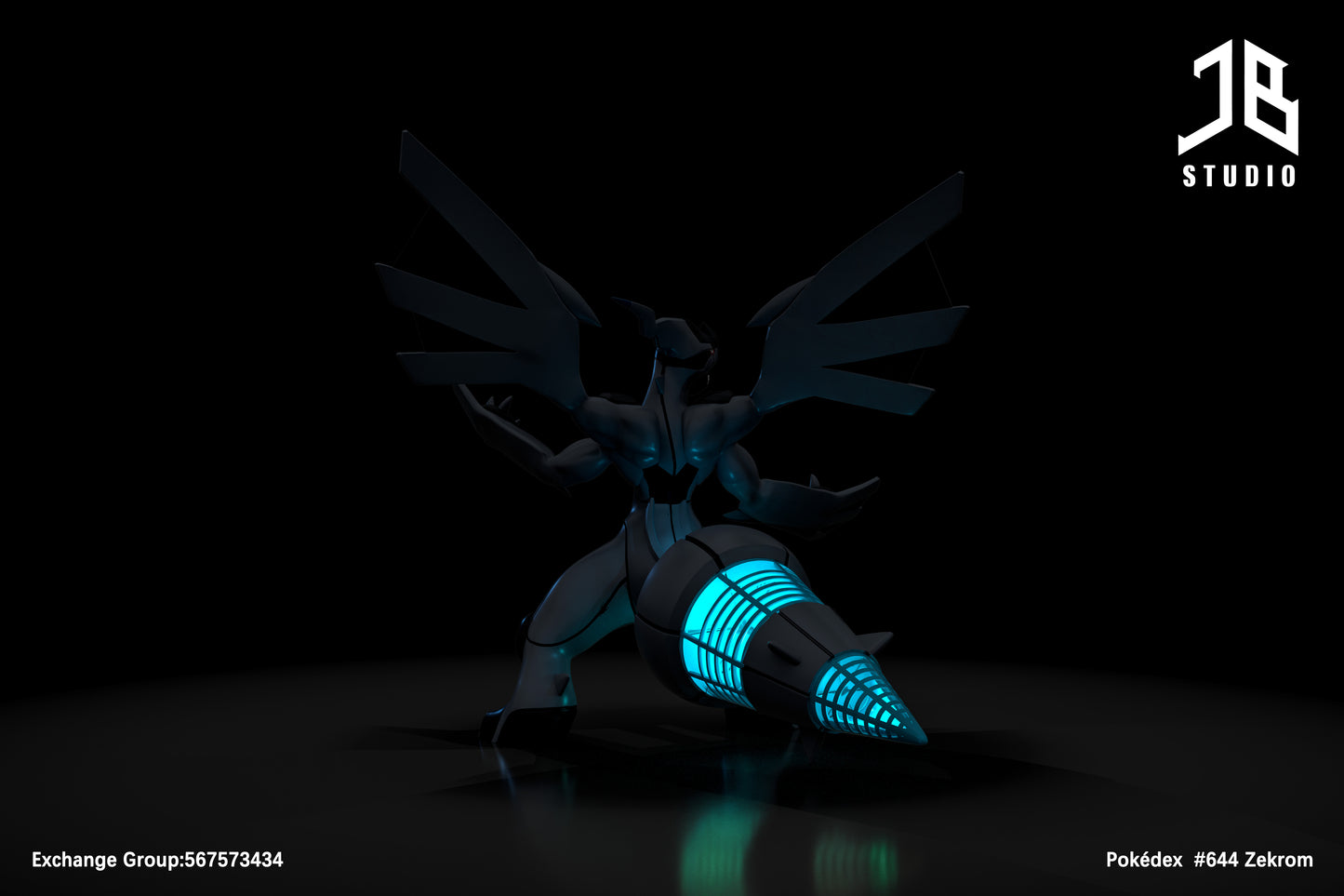 [PREORDER] 1/20 Scale World Figure [JB] - Zekrom