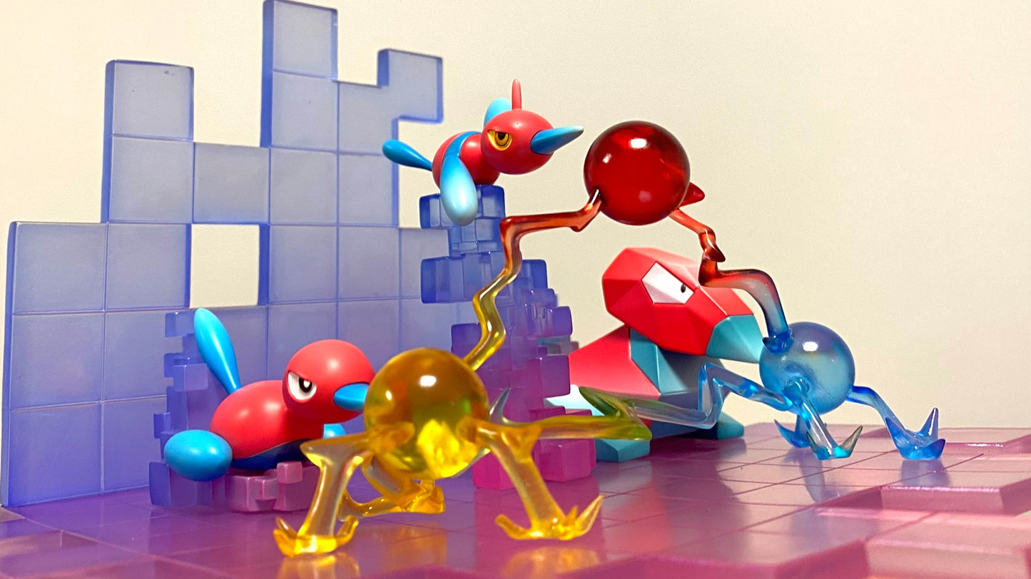 [IN STOCK] 1/20 Scale World Figure [LM] - Porygon & Porygon2 & Porygon-Z