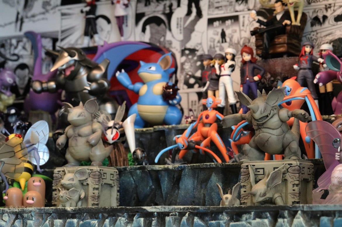 [IN STOCK] Mini statue [SP] - Nidoran♀ & Nidorina & Nidoqueen & Nidoran♂ & Nidorino & Nidoking