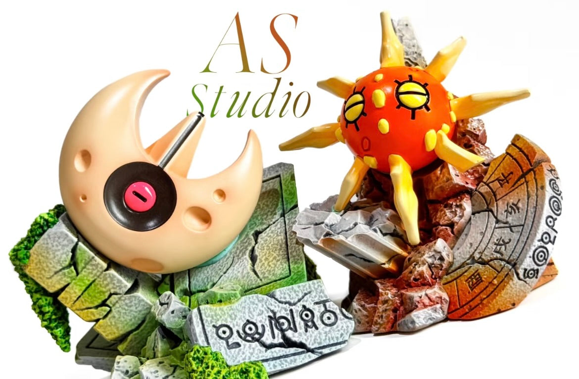 [IN STOCK] 1/20 Scale World Figure [ASTERISM] - Solrock & Lunatone