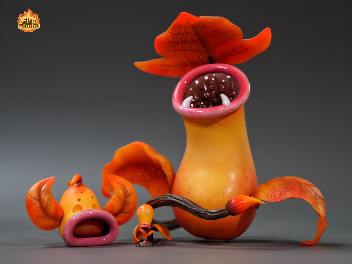 [PREORDER] 1/20 Scale World Figure [FIRE] - Bellsprout & Weepinbell & Victreebel