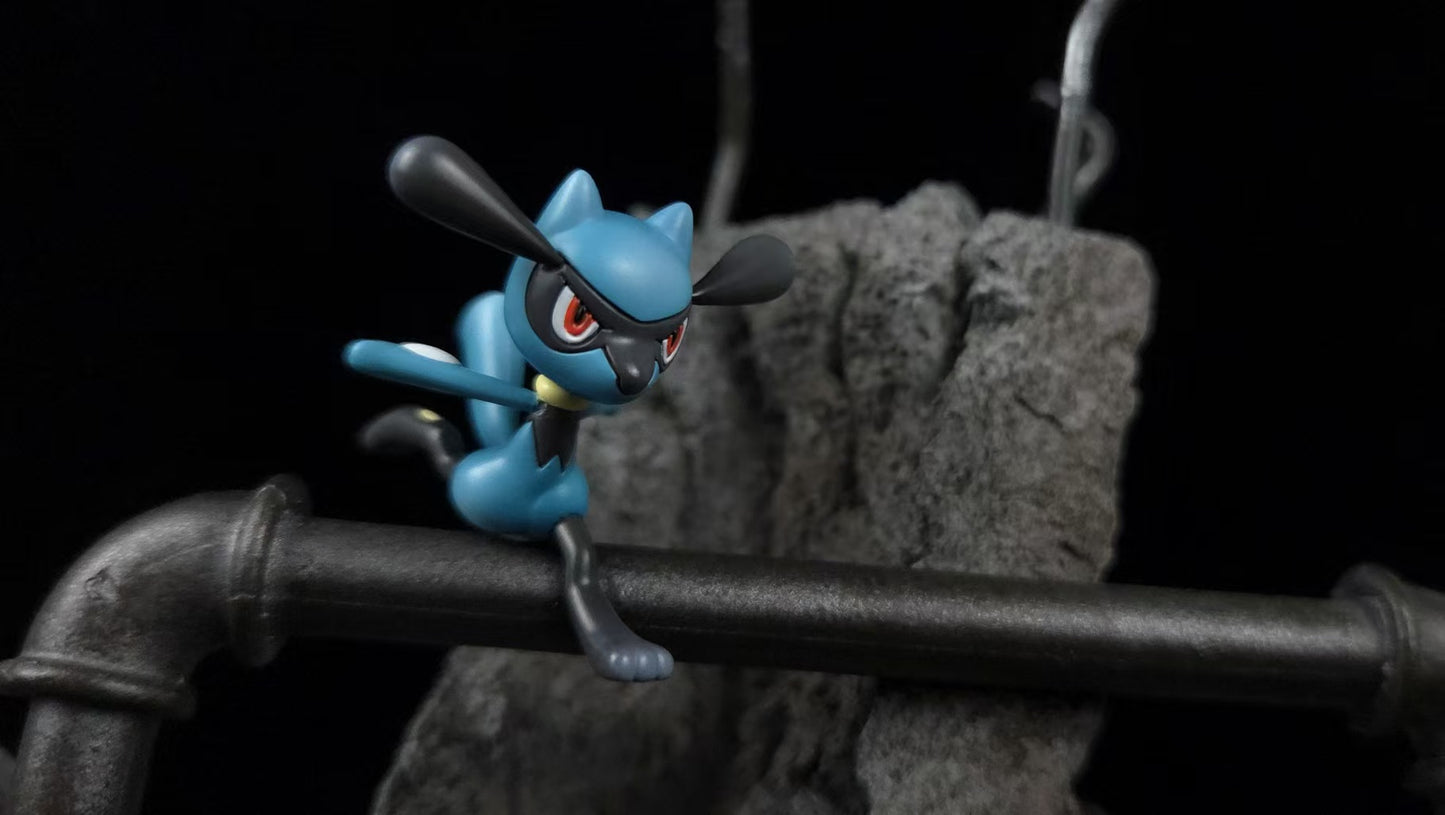 [PREORDER] 1/20 Scale World Figure [FOG] - Riolu & Lucario & Mega Lucario