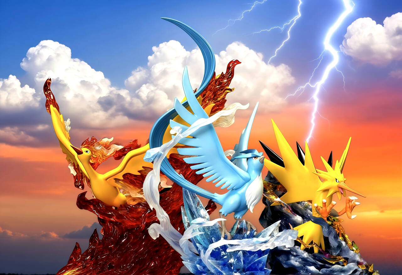 [IN STOCK] 1/20 Scale World Figure [PALLET TOWN] - Articuno