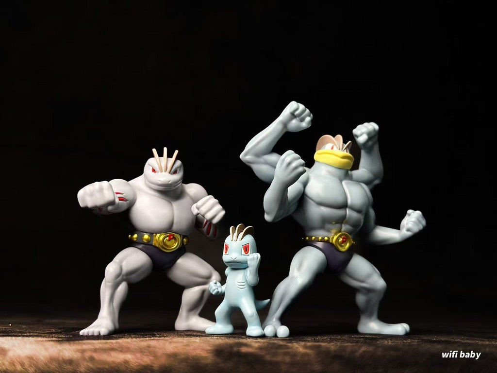 [IN STOCK] 1/20 Scale World Figure [FOG] - Machop & Machoke & Machamp