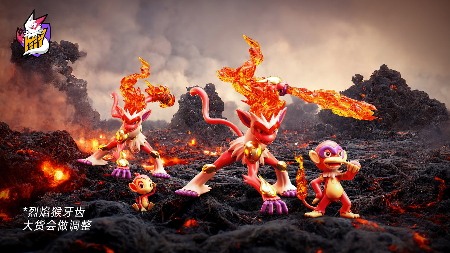 [REMAINING BALANCE] 1/20 Scale World Figure [MAOYOU] - Chimchar & Monferno & Infernape