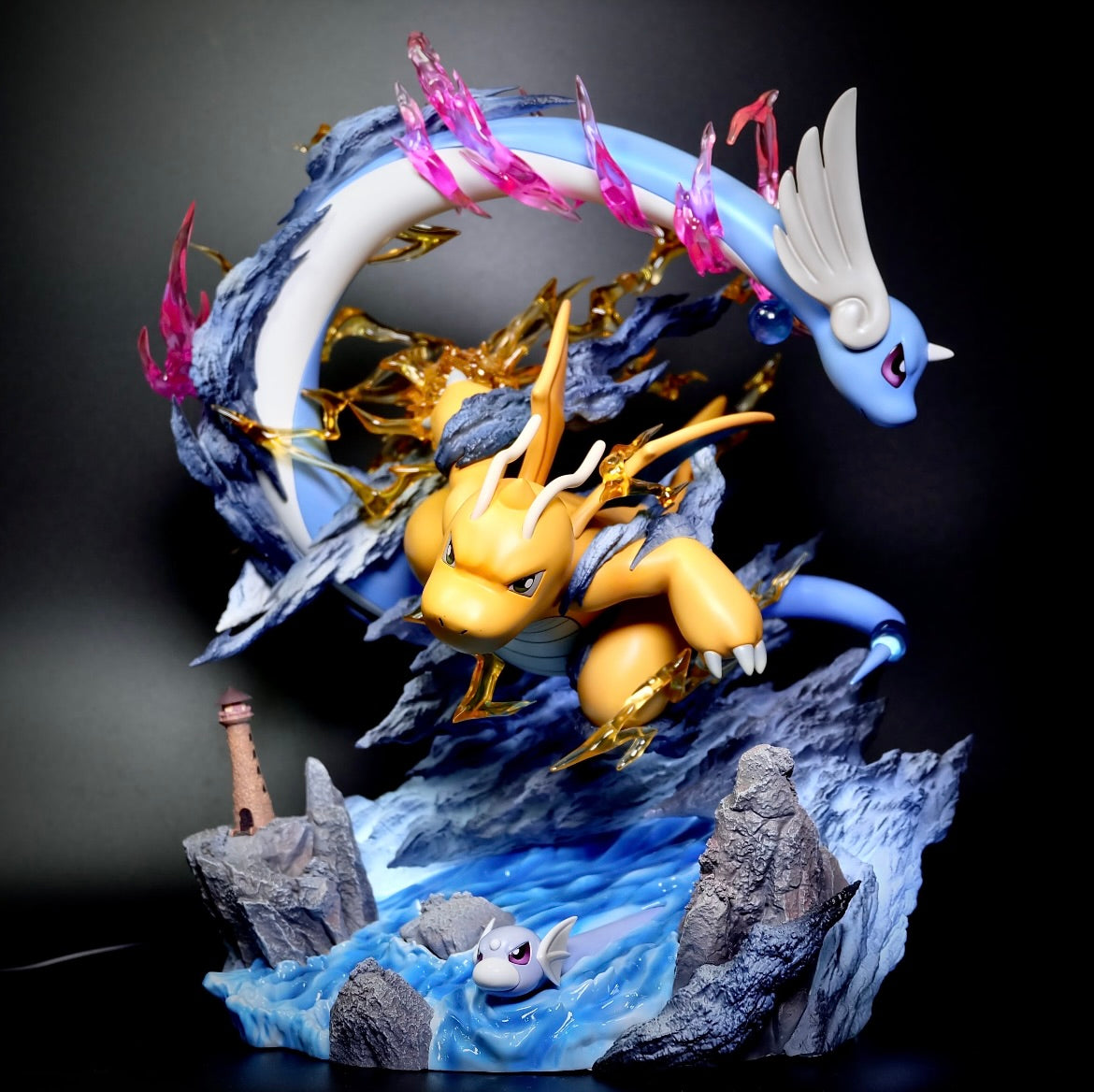 [IN STOCK] GK Statue [FANTASY] - Dratini & Dragonair & Dragonite