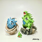 [IN STOCK] 1/20 Scale World Figure [PALLET TOWN] - Larvitar & Pupitar & Tyranitar