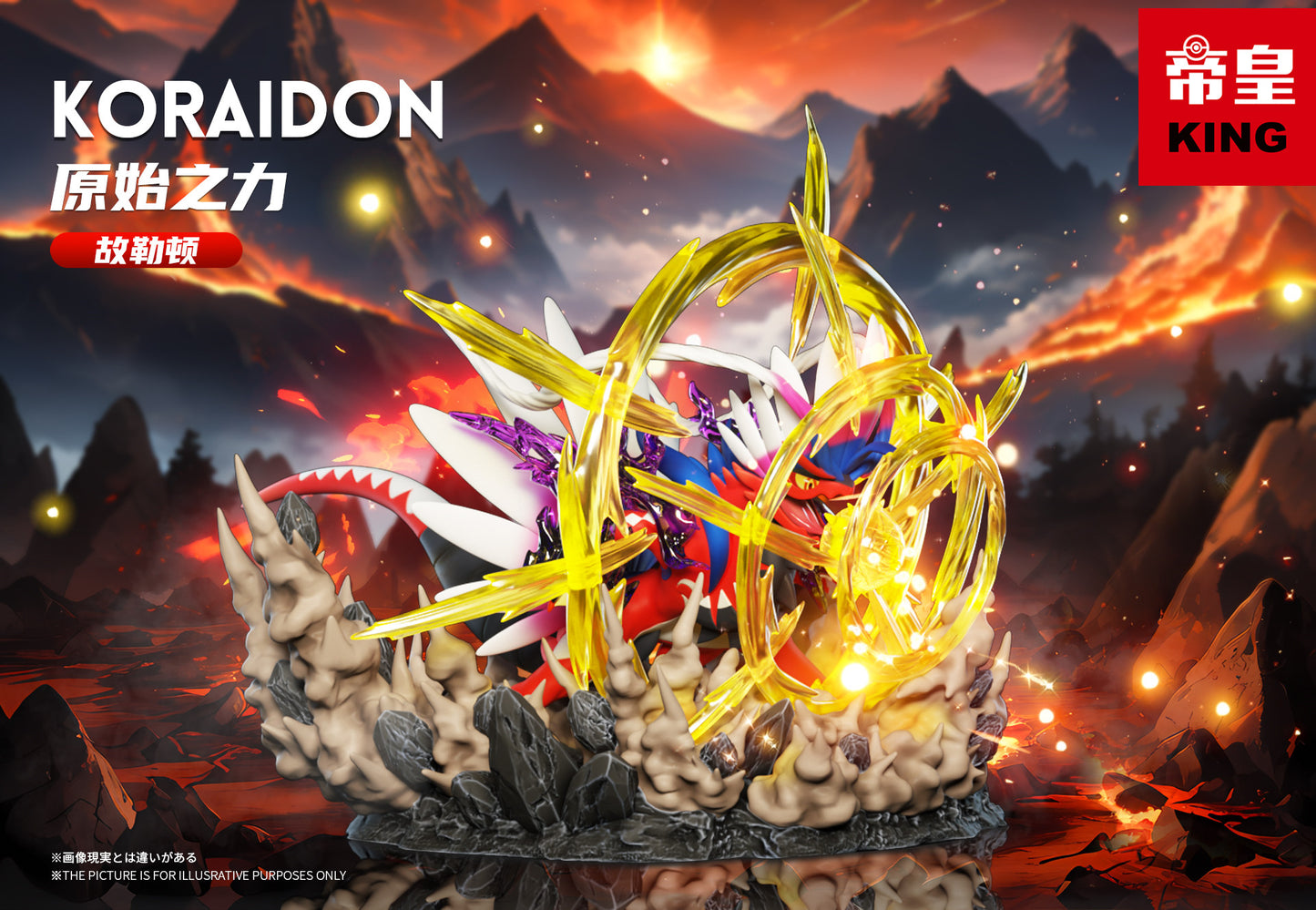 [PREORDER] 1/20 Scale World Figure [KING] - Koraidon