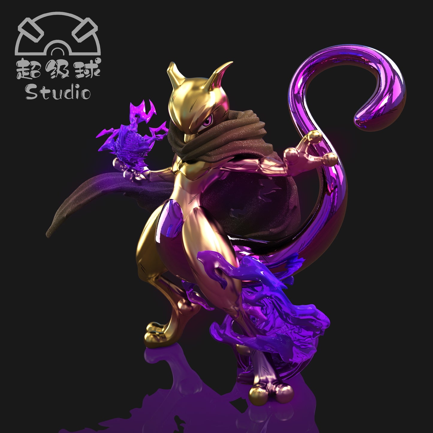 [PREORDER] 1/20 Scale World Figure [SUPER BALL] - Mewtwo