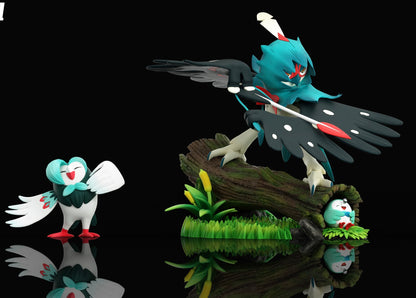 [PREORDER] 1/20 Scale World Figure [WONDER] - Rowlet & Dartrix & Decidueye