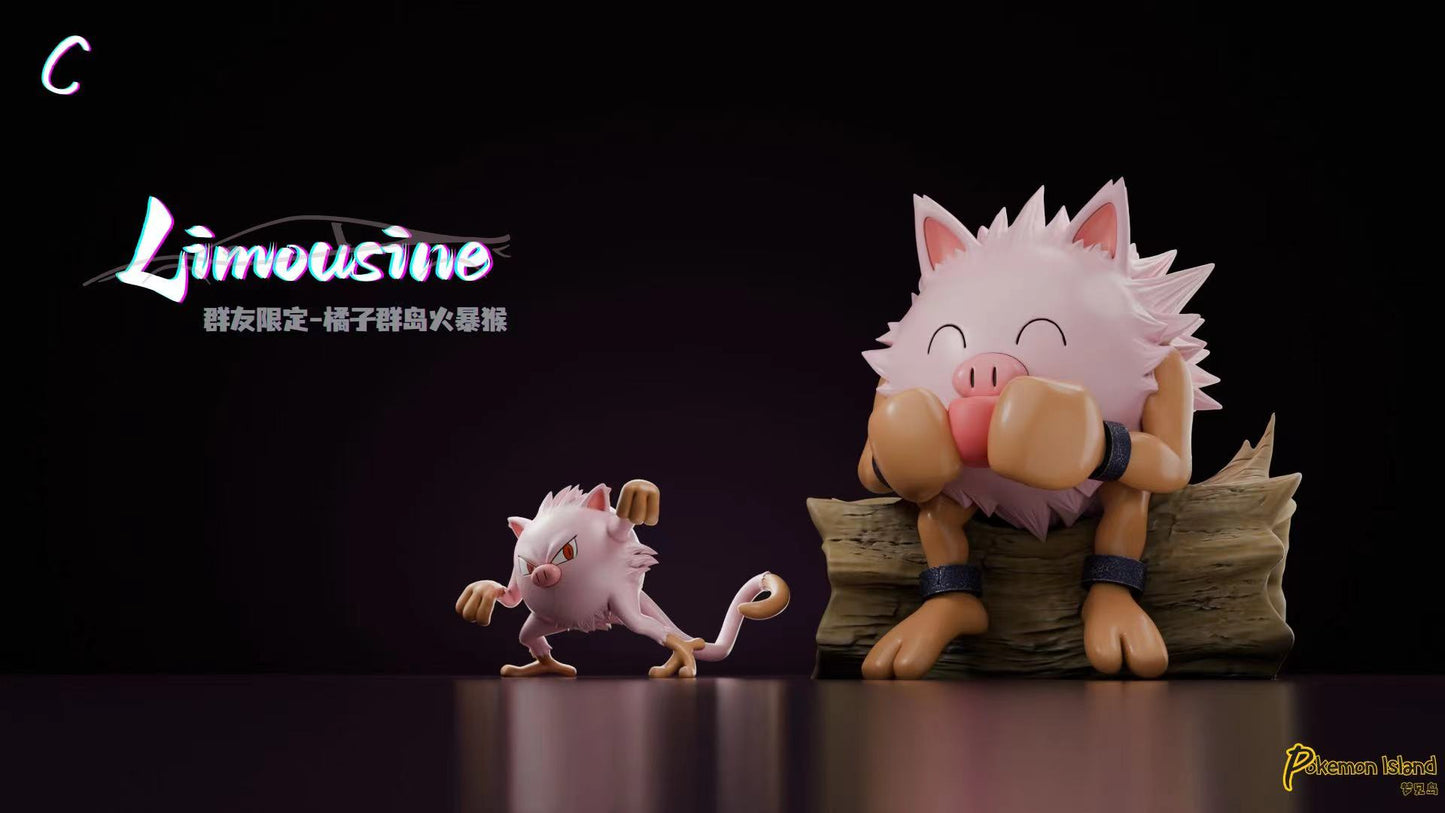 [PREORDER] 1/20 Scale World Figure [LIMOUSINE] - Mankey & Primeape