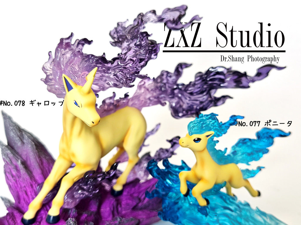 [IN STOCK] 1/20 Scale World Figure [PALLET TOWN] - Ponyta & Rapidash