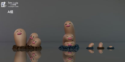 [PREORDER] 1/20 Scale World Figure [JIANG] - Diglett & Dugtrio