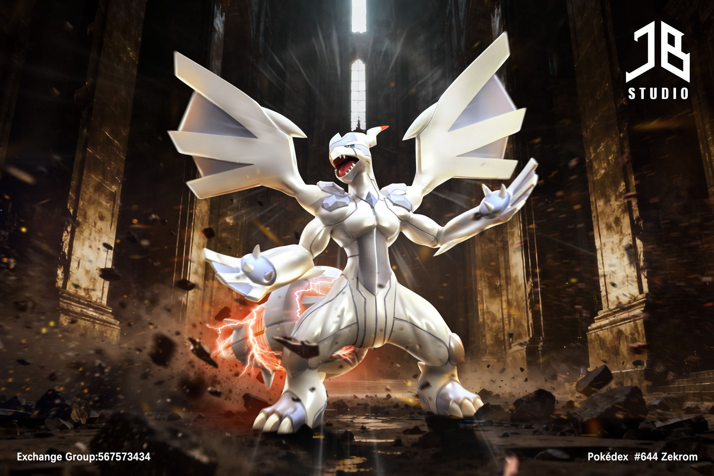 [PREORDER] 1/20 Scale World Figure [JB] - Zekrom