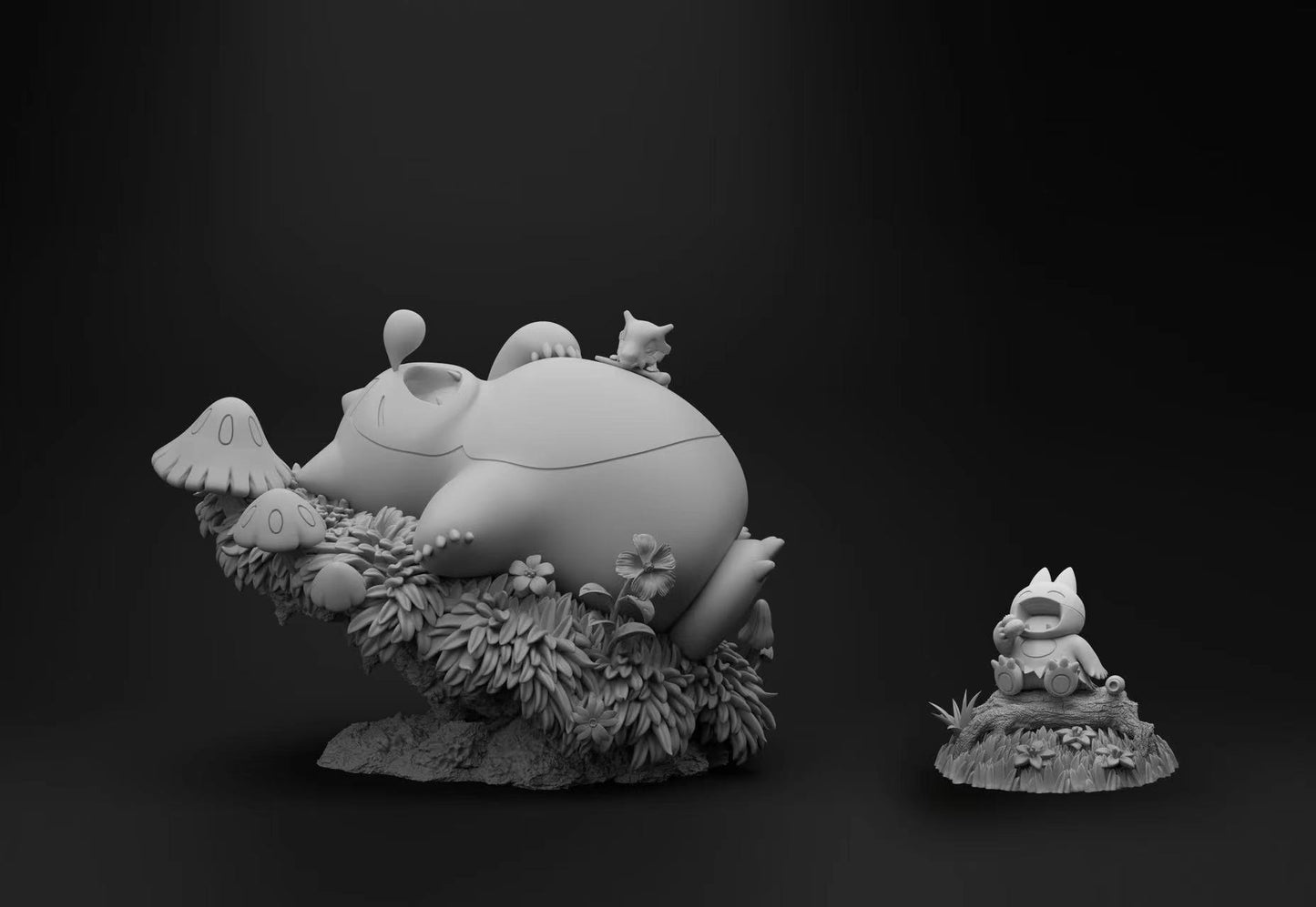 [PREORDER] 1/20 Scale World Figure [DM] - Sleeping Cubone & Snorlax & Munchlax