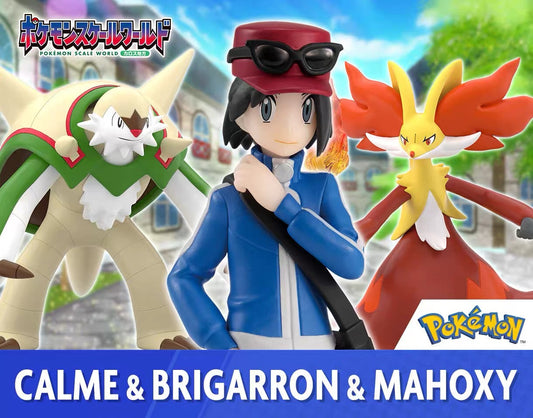 [PREORDER] 1/20 Scale World Figure [BANDAÏ] - Calem & Chesnaught & Delphox
