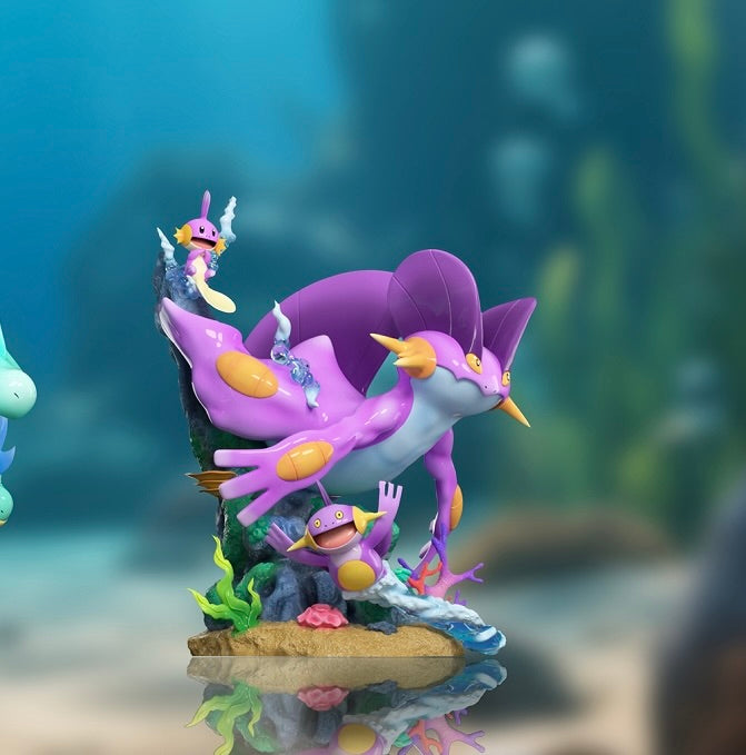 [PREORDER] 1/20 Scale World Figure [XO] - Mudkip & Marshtomp & Swampert