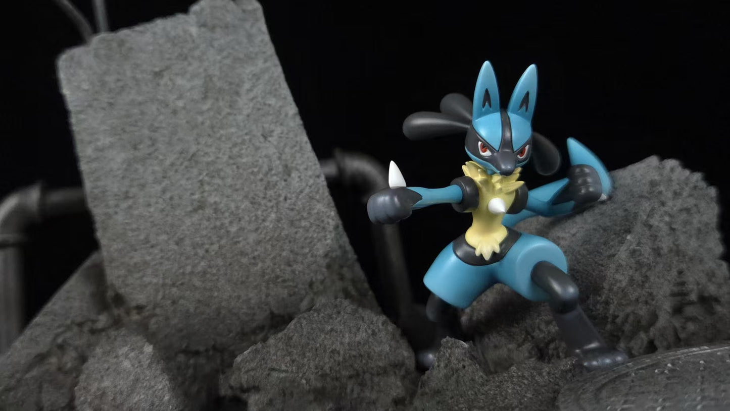 [PREORDER] 1/20 Scale World Figure [FOG] - Riolu & Lucario & Mega Lucario