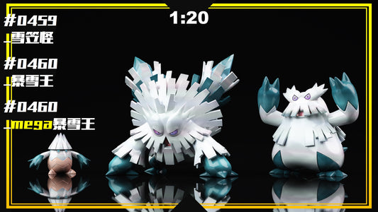 [PREORDER] 1/20 Scale World Figure [SXG] - Snover & Abomasnow & Mega Abomasnow