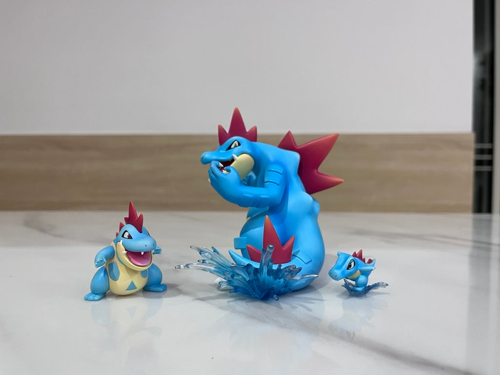 [IN STOCK] 1/20 Scale World Figure [MG] - Totodile & Croconaw & Feraligatr