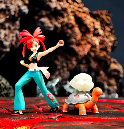 [IN STOCK] 1/20 Scale World Figure [POKEDEX MOMENT] - Flannery & Torkoal