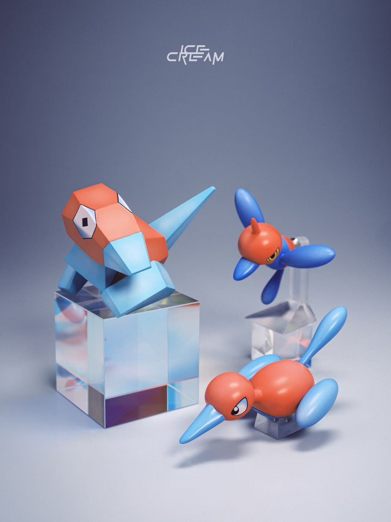 [IN STOCK] 1/20 Scale World Figure [POKEHUB] - Porygon & Porygon2 & Porygon-Z