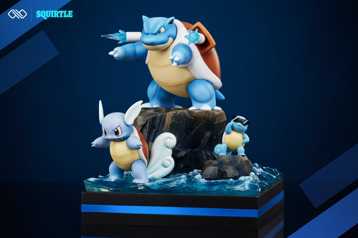 [IN STOCK] 1/20 Scale World Figure [INFINITE] - Squirtle & Wartortle & Blastoise