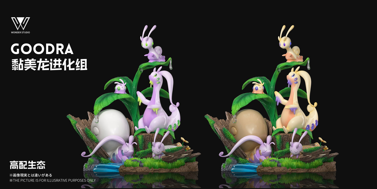 [PREORDER] 1/20 Scale World Figure [WONDER] - Goomy & Sliggoo & Goodra & Hisuian Sliggoo & Goodra