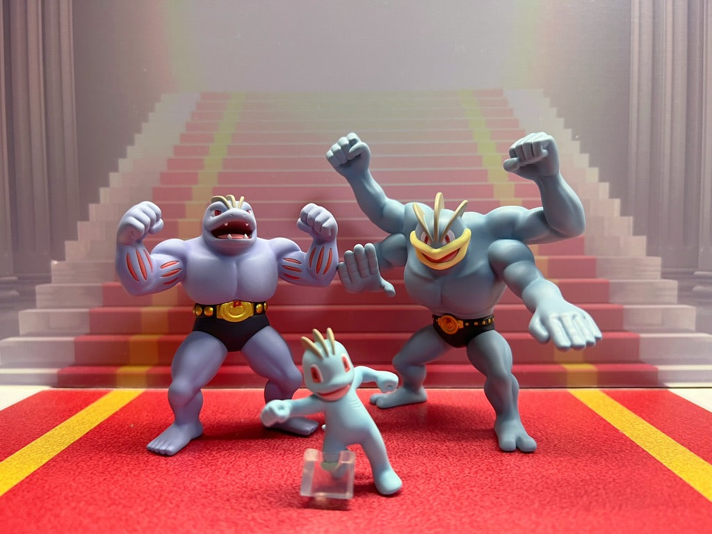 [IN STOCK] 1/20 Scale World Figure [VS] - Machop & Machoke & Machamp