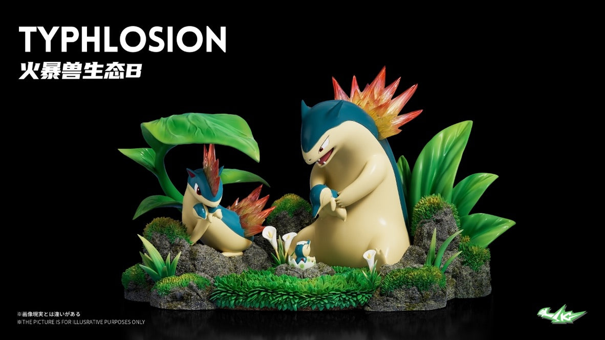 [PREORDER] 1/20 Scale World Figure [SK] - Cyndaquil & Quilava & Typhlosion