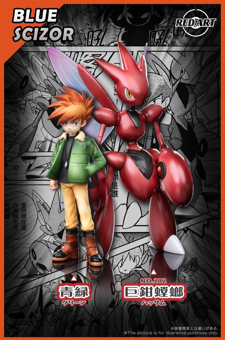 [PREORDER] 1/20 Scale World Figure [RED ART] - Blue (Adventures) & Scizor
