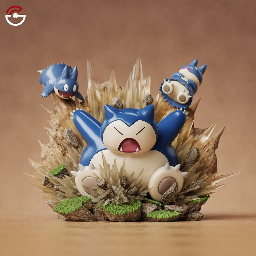 [PREORDER] 1/20 Scale World Figure [GZ] - Snorlax & Munchlax