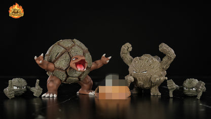 [IN STOCK] 1/20 Scale World Figure [FIRE] - Geodude & Graveler & Golem