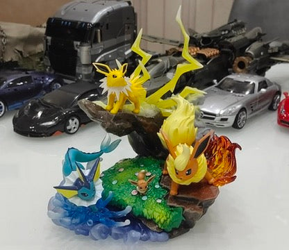 [IN STOCK] 1/20 Scale World Figure [DCG] - Eevee & Vaporeon & Jolteon & Flareon