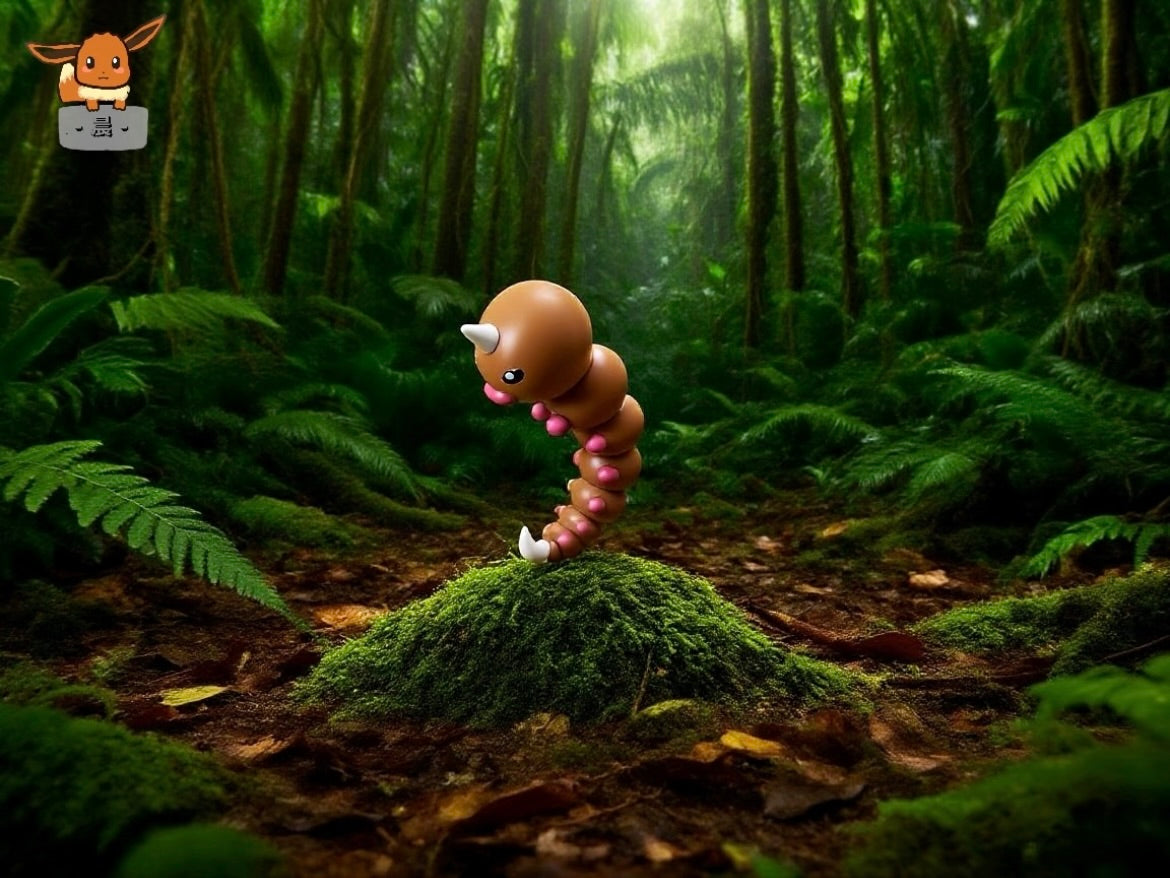 [IN STOCK] 1/20 Scale World Figure [ZR] - Weedle & Kakuna & Beedrill & Mega Beedrill