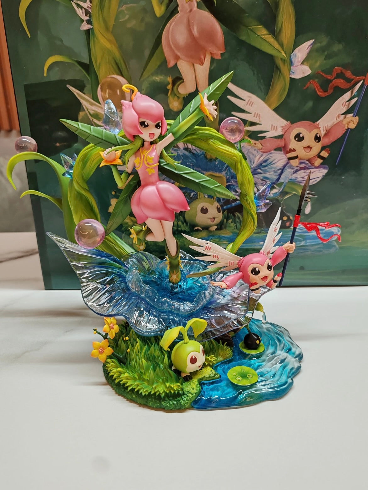 [IN STOCK] Digimon Figure [AN] - Lilimon & Tanemon & Nyokimon & Piximon