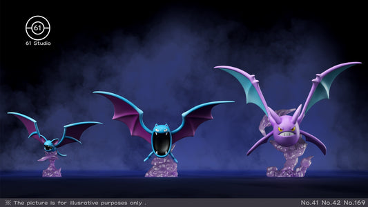 [PREORDER] 1/20 Scale World Figure [61] - Zubat & Golbat & Crobat