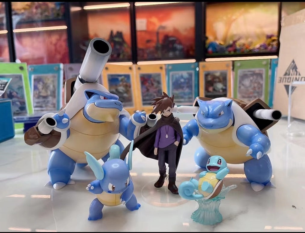 [IN STOCK] 1/20 Scale World Figure [MH] - Squirtle & Wartortle & Blastoise & Mega Blastoise