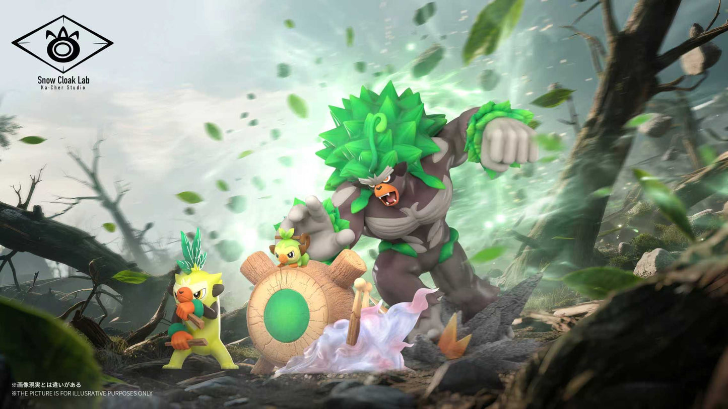[PREORDER] 1/20 Scale World Figure [XUEYIN] - Grookey & Thwackey & Rillaboom