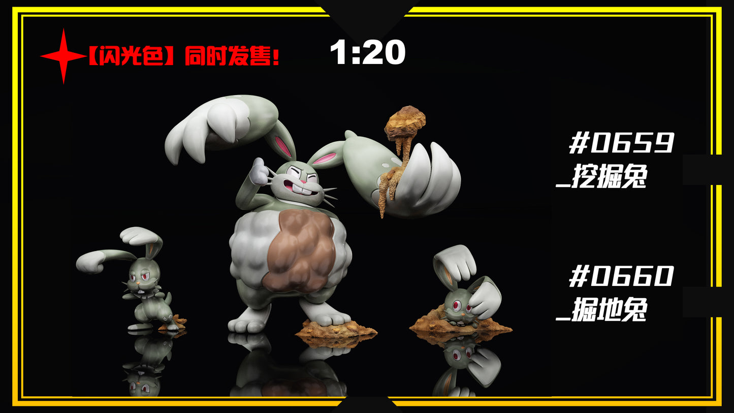 [PREORDER] 1/20 Scale World Figure [SXG] - Bunnelby & Diggersby