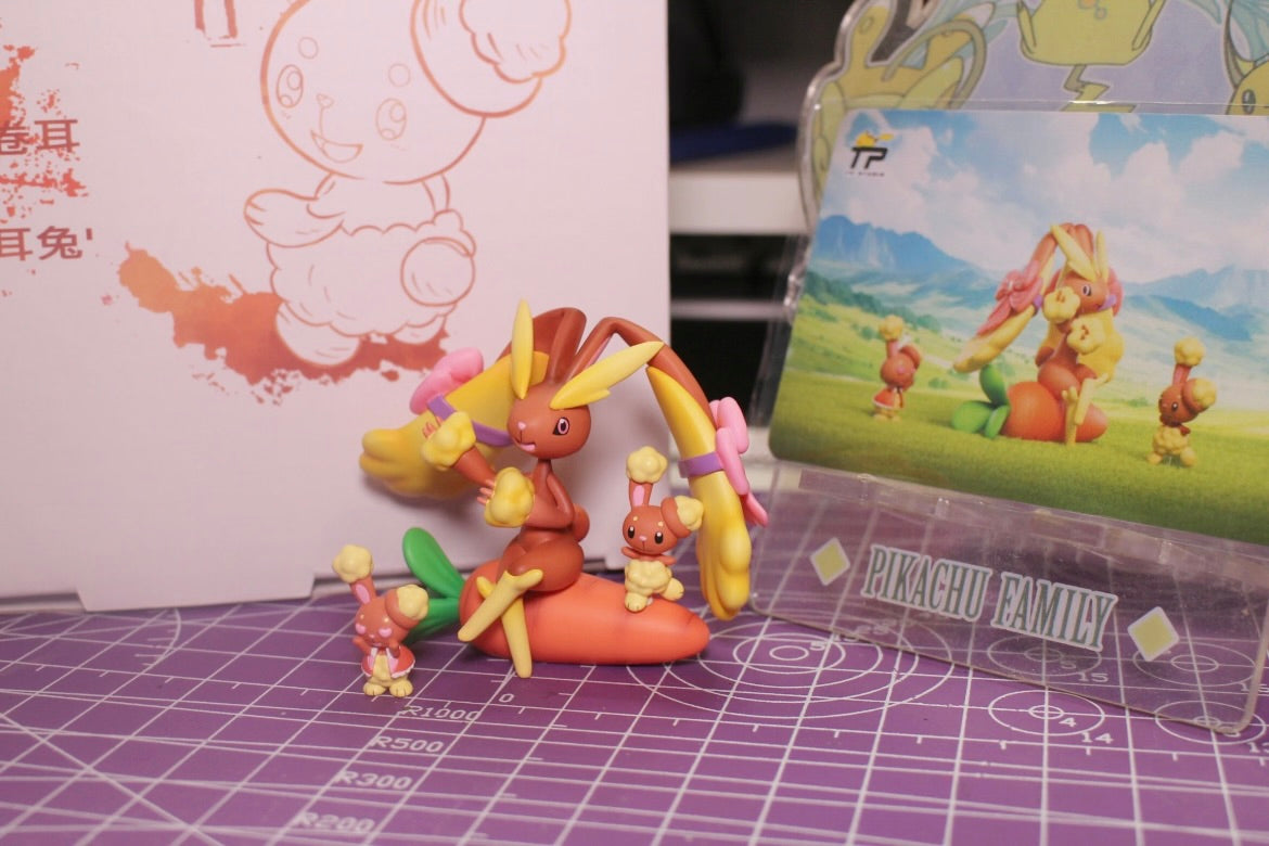 [IN STOCK] 1/20 Scale World Figure [TP] - Buneary & Lopunny & Mega Lopunny