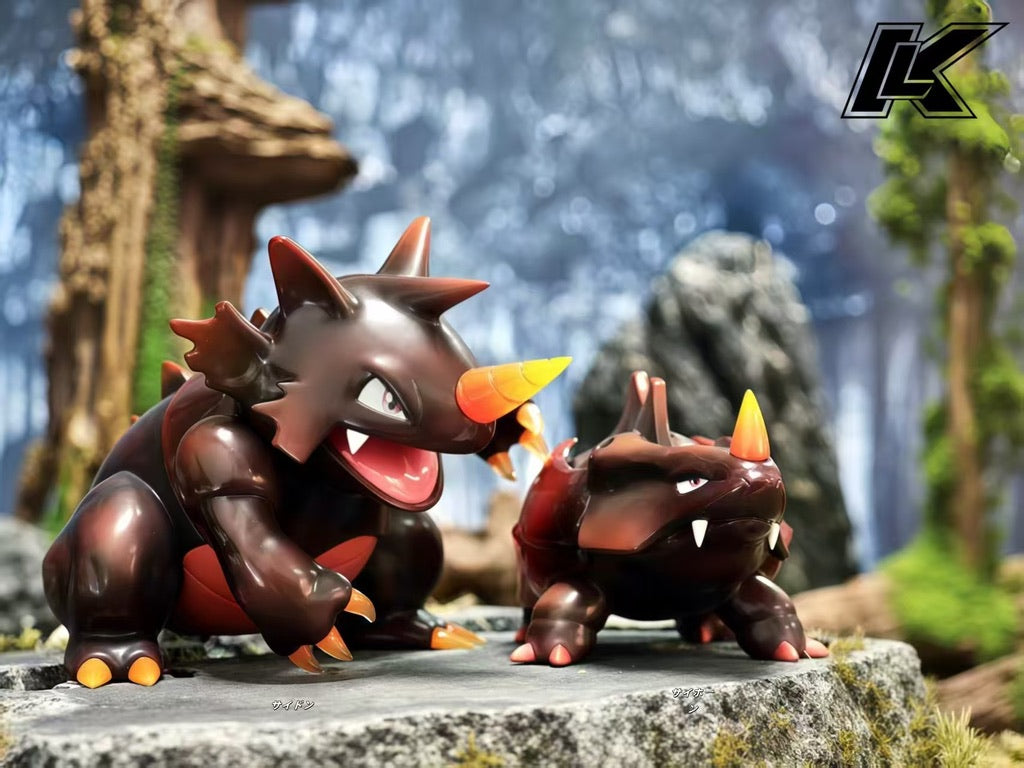 [PREORDER] 1/20 Scale World Figure [HAPPY HOUSE] - Rhyhorn & Rhydon