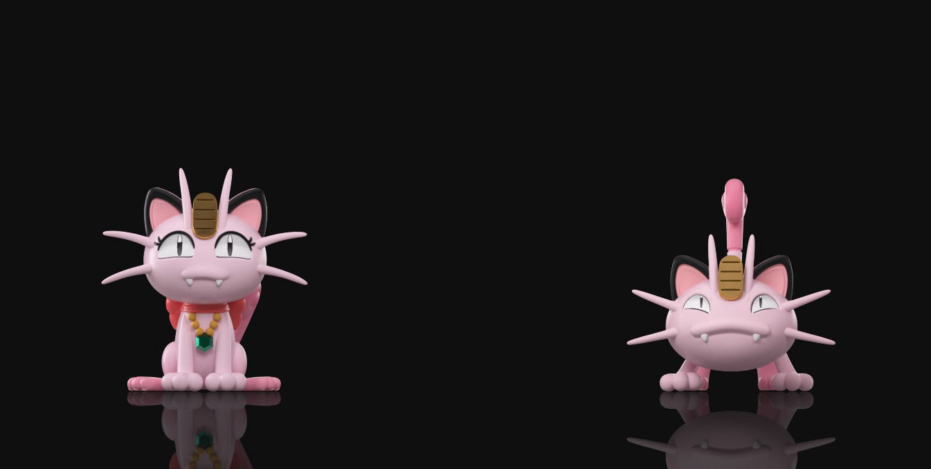 [PREORDER] 1/20 Scale World Figure [WONDER] - Meowth & Persian