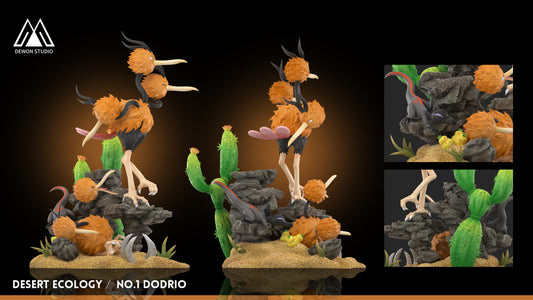 [PREORDER] 1/20 Scale World Figure [WONDER] - Doduo & Dodrio & Salandit