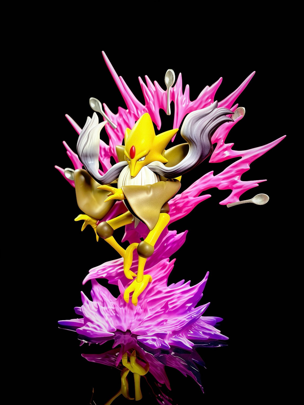 [IN STOCK] 1/20 Scale World Figure [ROCKY HELMET] - Mega Alakazam