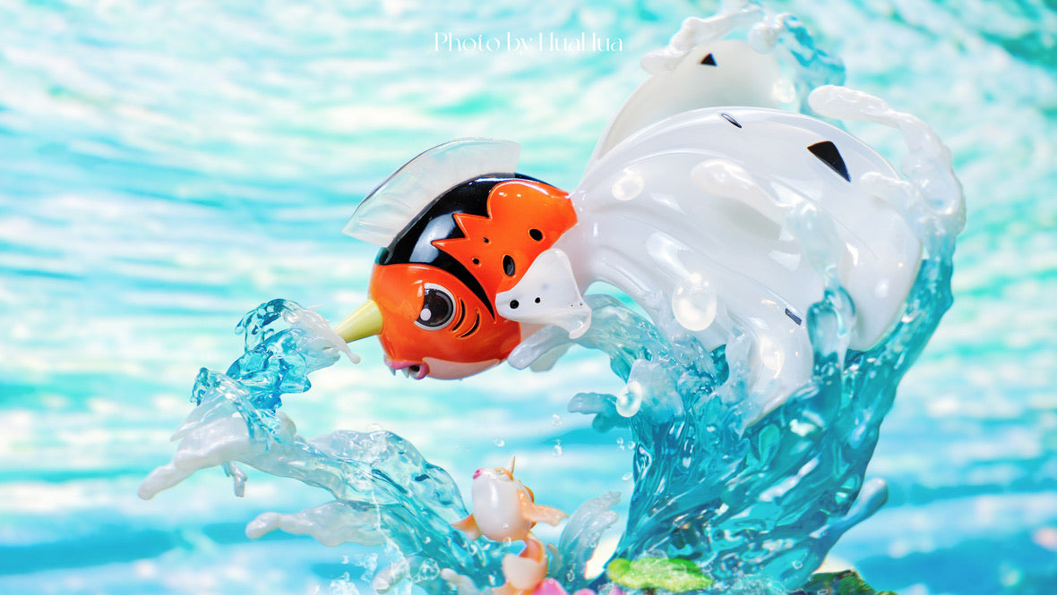 [IN STOCK] 1/20 Scale World Figure [WONDER] - Goldeen & Seaking