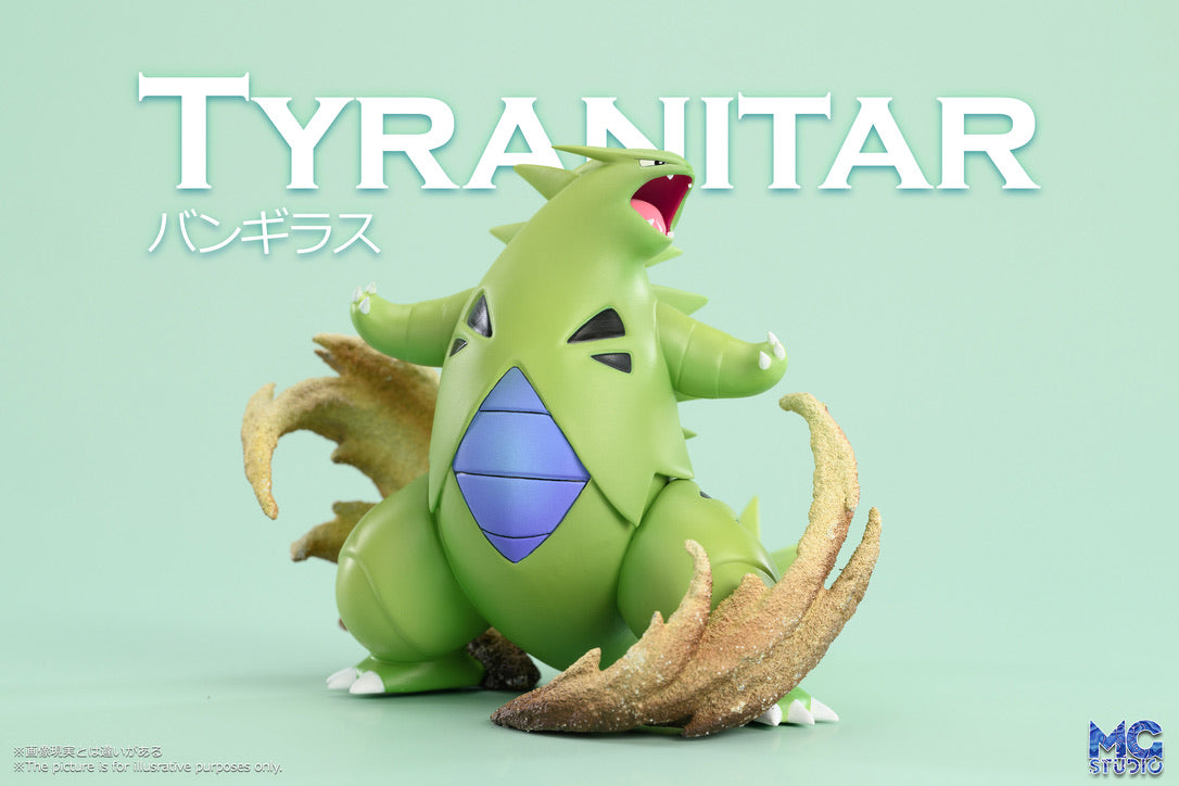 [PREORDER] 1/20 Scale World Figure [MG] - Larvitar & Pupitar & Tyranitar & Mega Tyranitar