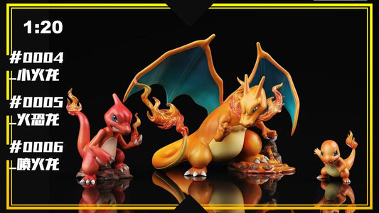 [PREORDER] 1/20 Scale World Figure [SXG] - Charmander & Charmeleon & Charizard