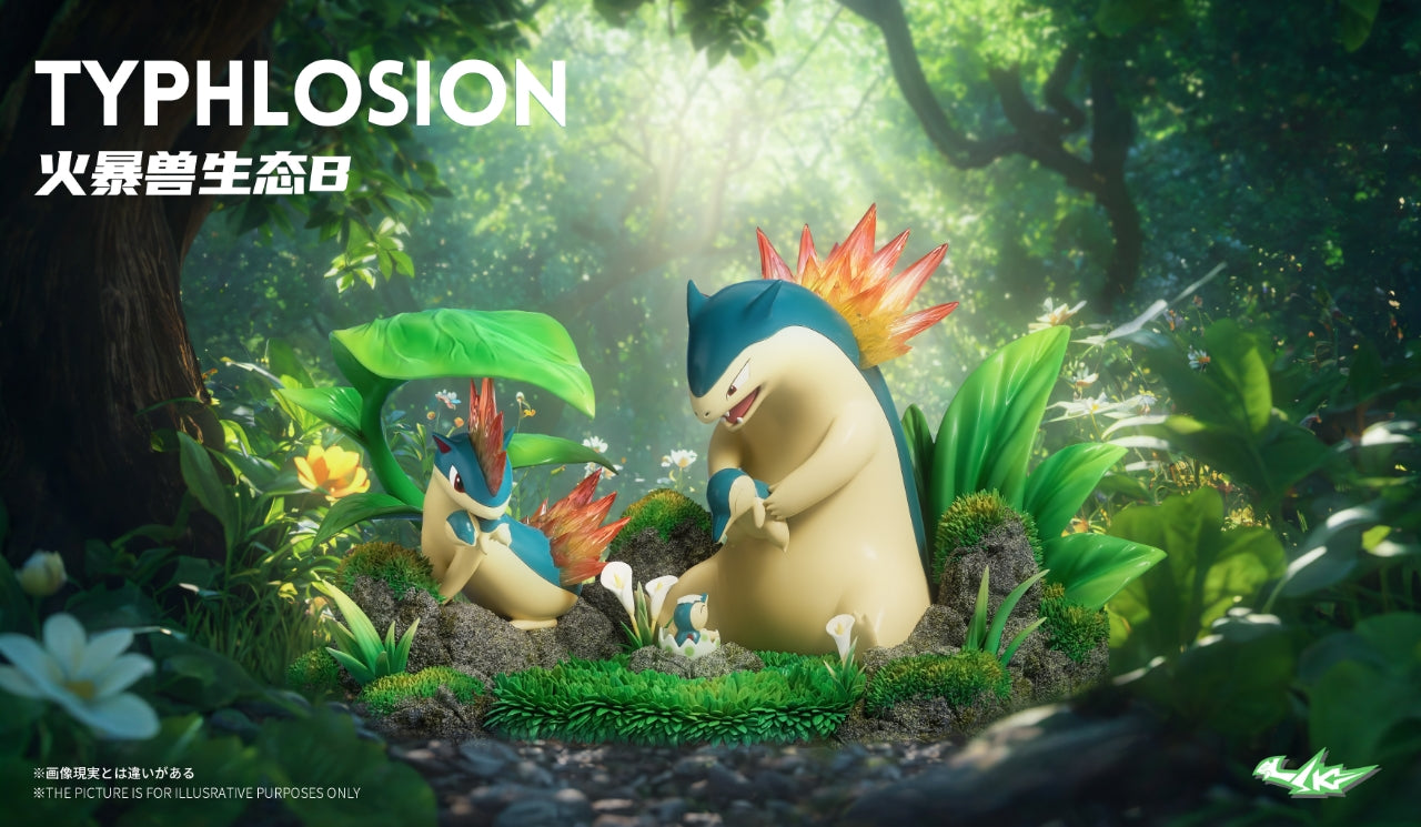 [PREORDER] 1/20 Scale World Figure [SK] - Cyndaquil & Quilava & Typhlosion