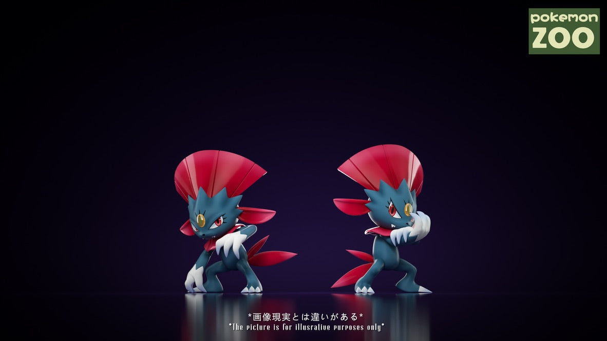 [PREORDER] 1/20 Scale World Figure [ZOO] - Sneasel & Weavile